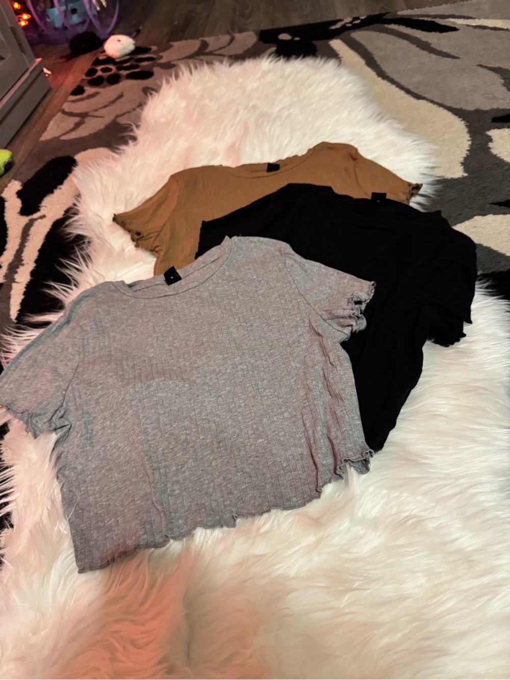 Casual Women’s Short Sleeve Crop Tees - Bundle of 3